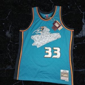 Grant Hill Detroit Pistons Mitchell & Ness 1998-99 Diamond Jersey Size XL New